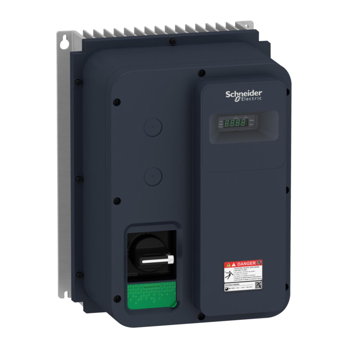 Frekvensomriktare Altivar Machine 320 IP65 med vario - FREKV OMR 1F 200V 1.5KW VAR ATV320U15M2WS