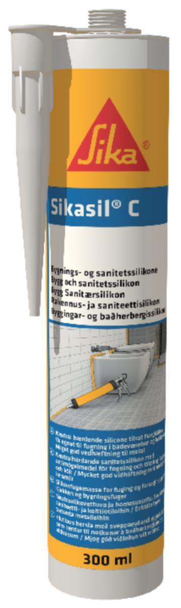 Sealants sikasil-c - SEALANTS SIKASIL-C LIGHT GREY 300ML L. GREY SANITARY SILICON