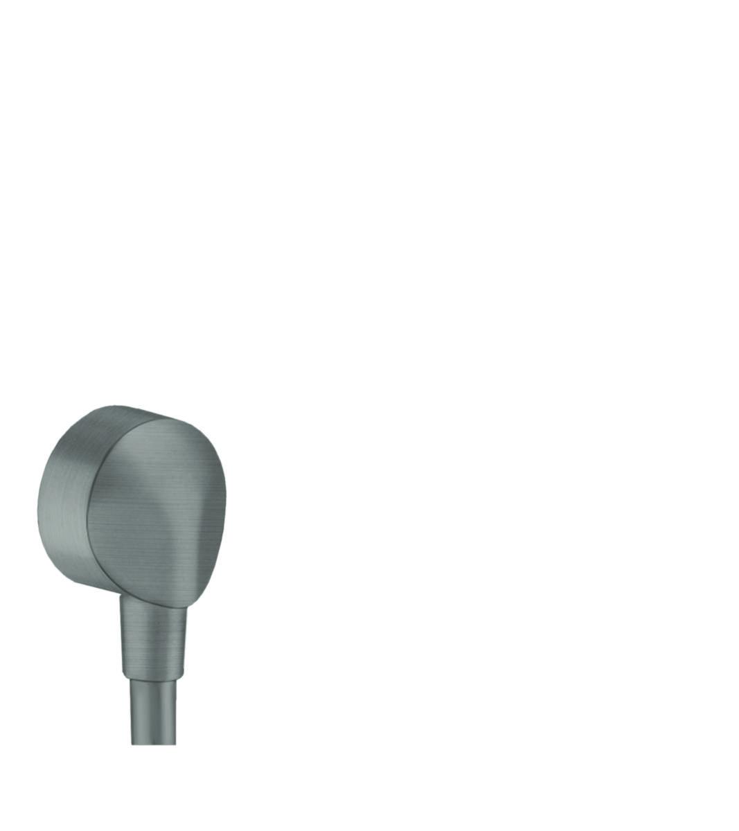 Duschslangsanslutning HG FixFit E Slangvinkel utan backventil, Hansgrohe - HANSGROHE DUSCHSLANGSANSLUTN. HG FIXFIT E BORSTAD SVART KROM
