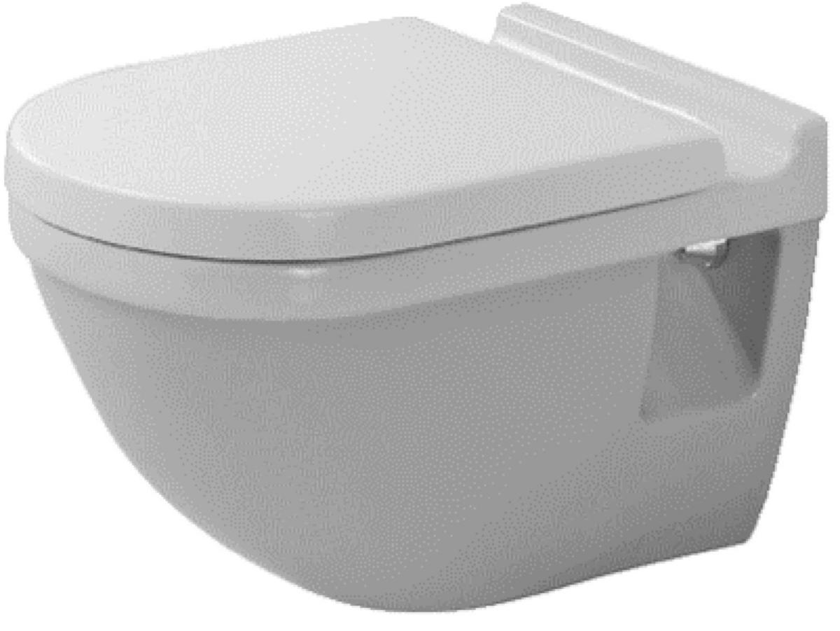 WC-skål Starck 3 vägghängd STD, Duravit - DURAVIT WC-SKÅL STARCK3, C/C 230