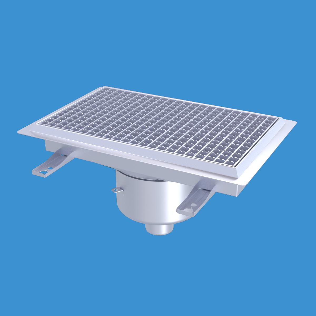 Golvbrunn Furo 113, 500x300mm. Furhoffs - GOLVBRUNN FURO113 500x300 B75 FÖR MASSAGOLV