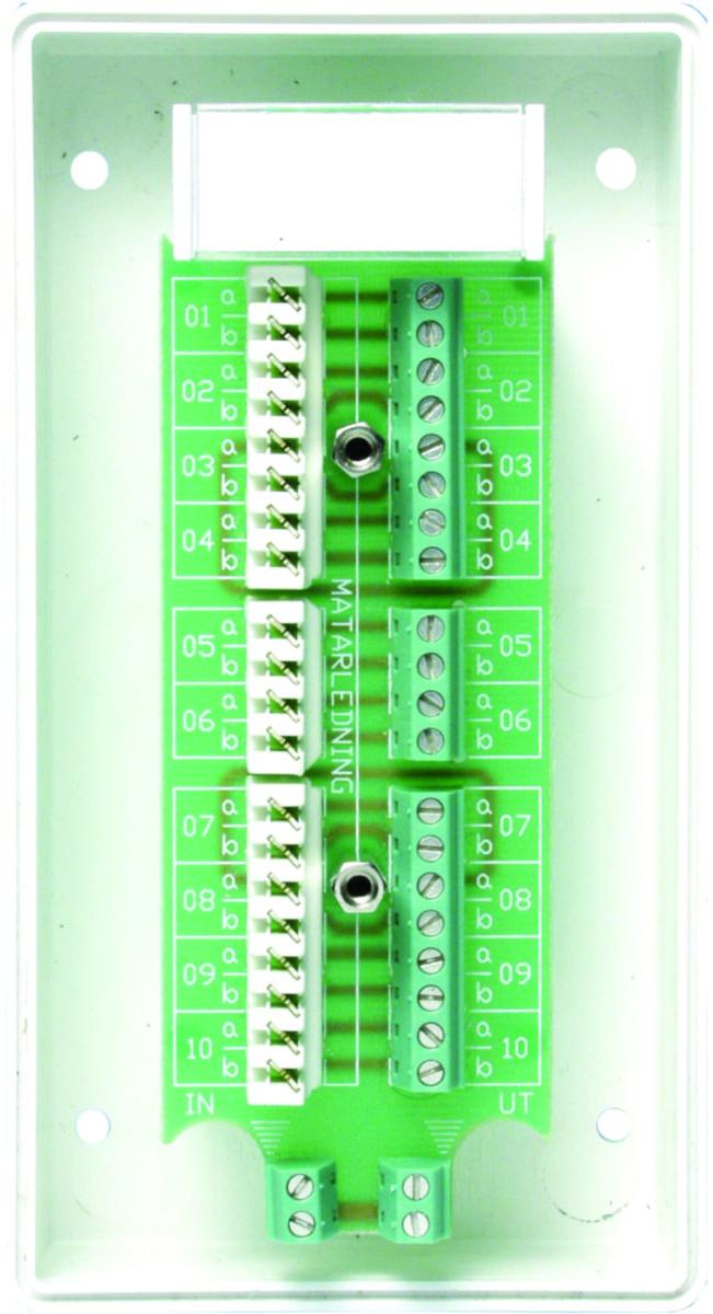 Telebox 10 par - TELEBOX 10 PAR SLITS/SKRUV Fatum Modul