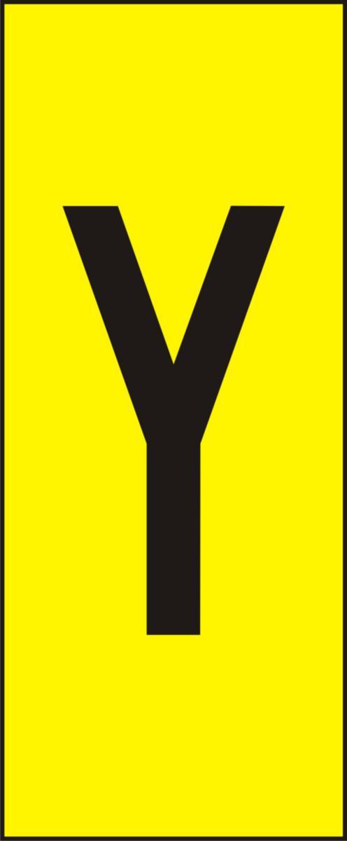 Labelling system H10, Yellow with black letters - FLEECE JACKET GROUNDED GR7832 KNITTED BLACK L