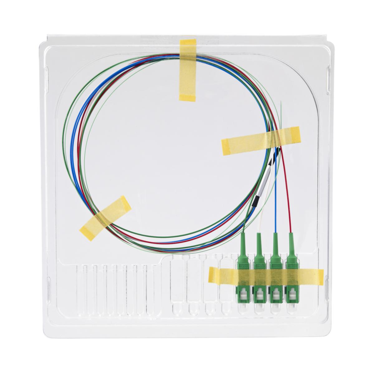 Fanout Single Mode 4-Ribbon, Melbye - 4-RIBBON FANOUT, 4X SC/APC