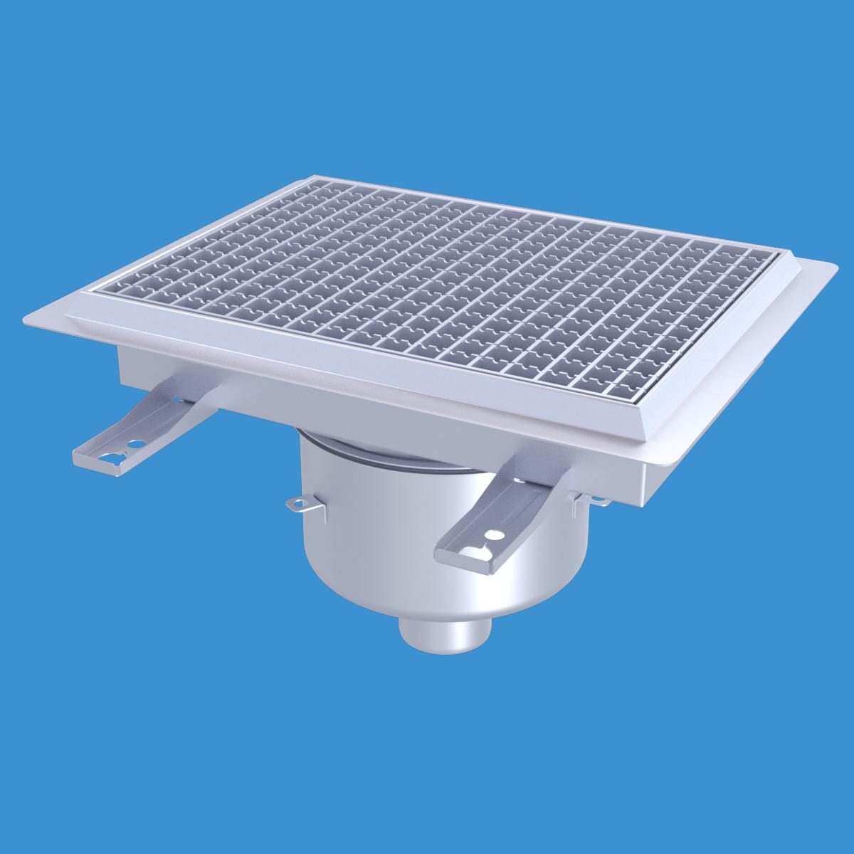 Golvbrunn Furo 113, 400x300mm. Furhoffs - GOLVBRUNN FURO113 400x300 B75 FÖR MASSAGOLV