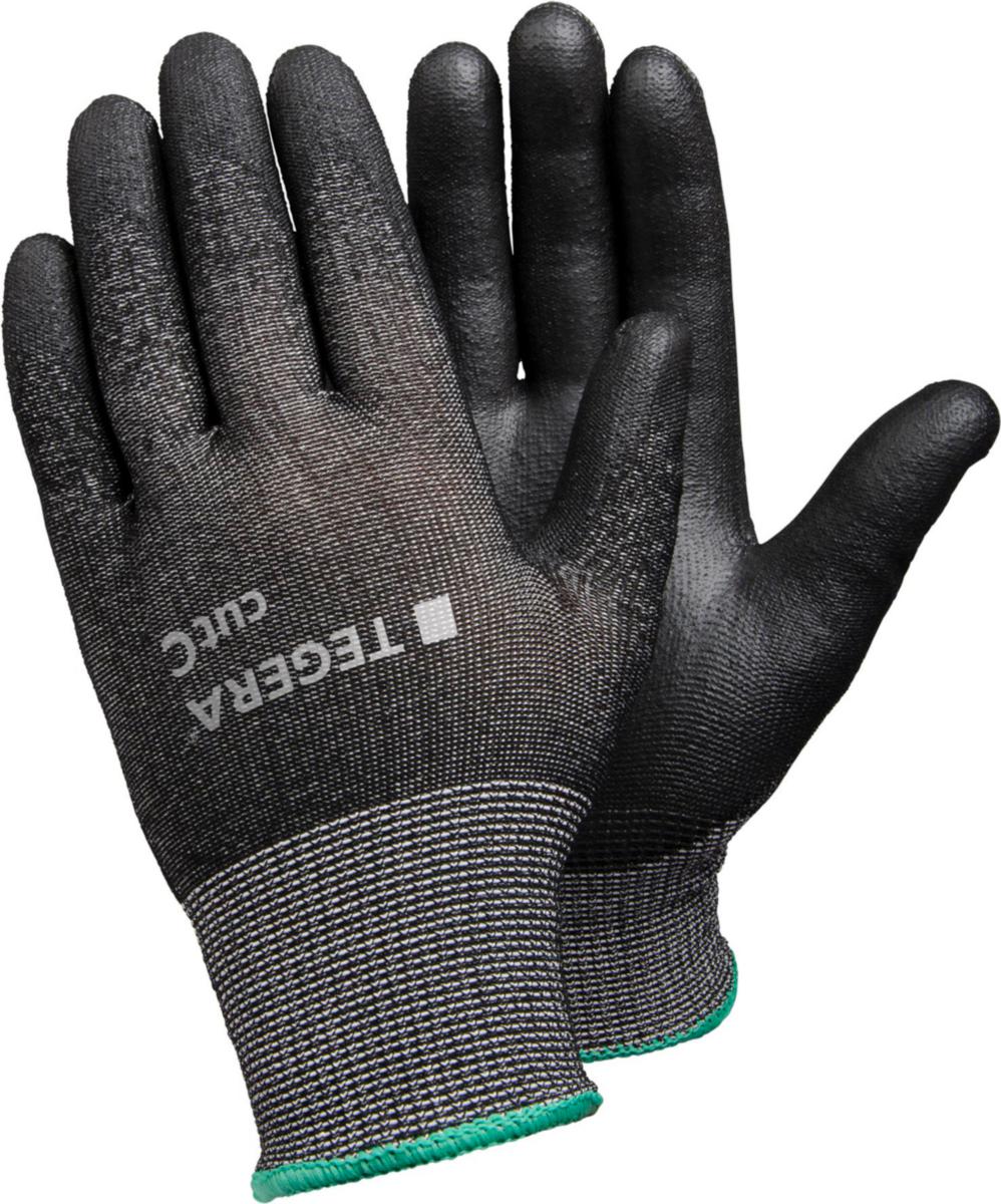 Scarlet glove Tegera 455 - GLOVE TEGERA 455 CUT5 PU-DIPPED BLACK SIZE 10