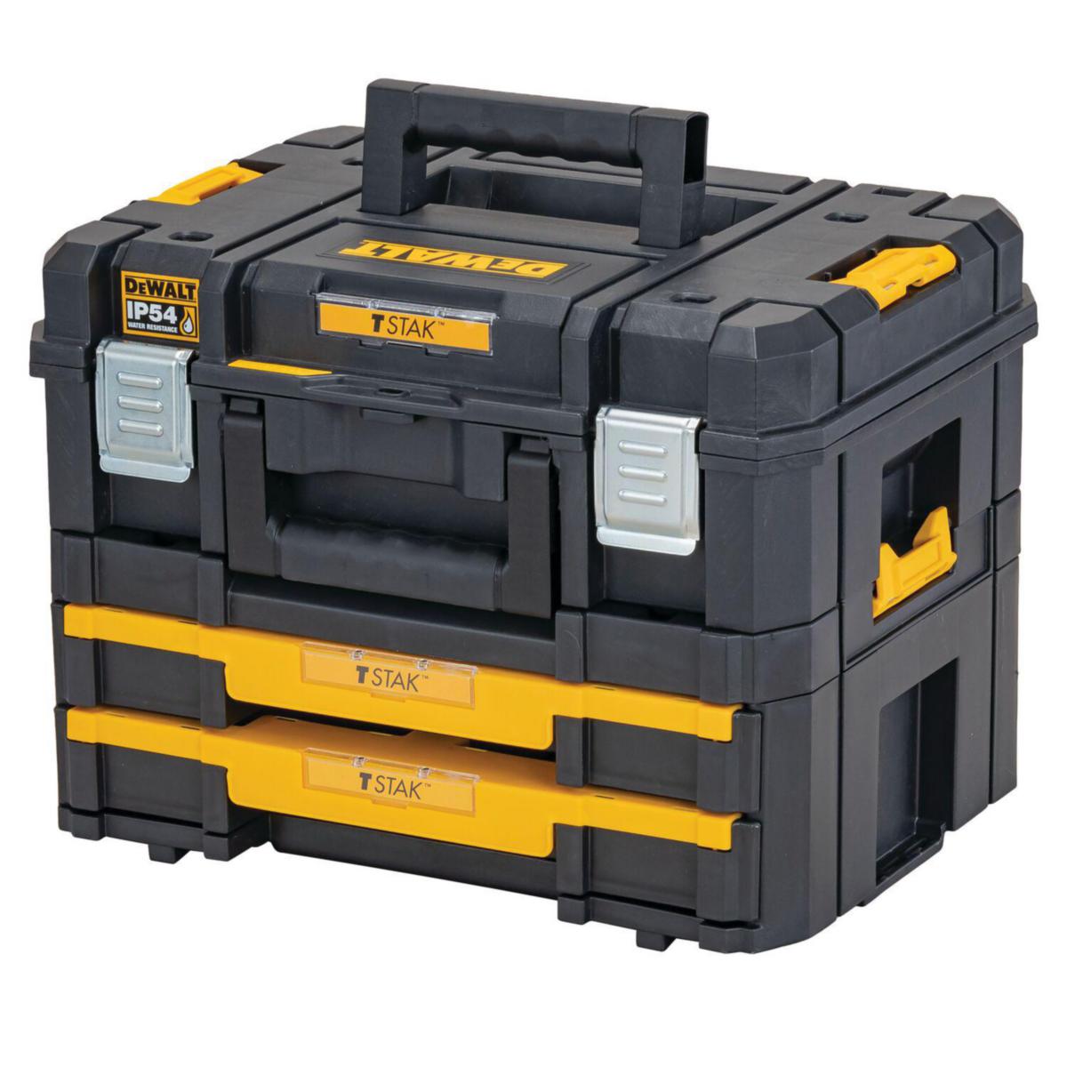 Storage Box DEWALT TSTAK Combo - COMBO KIT DEWALT DWST83395-1 DEWALT TSTAK