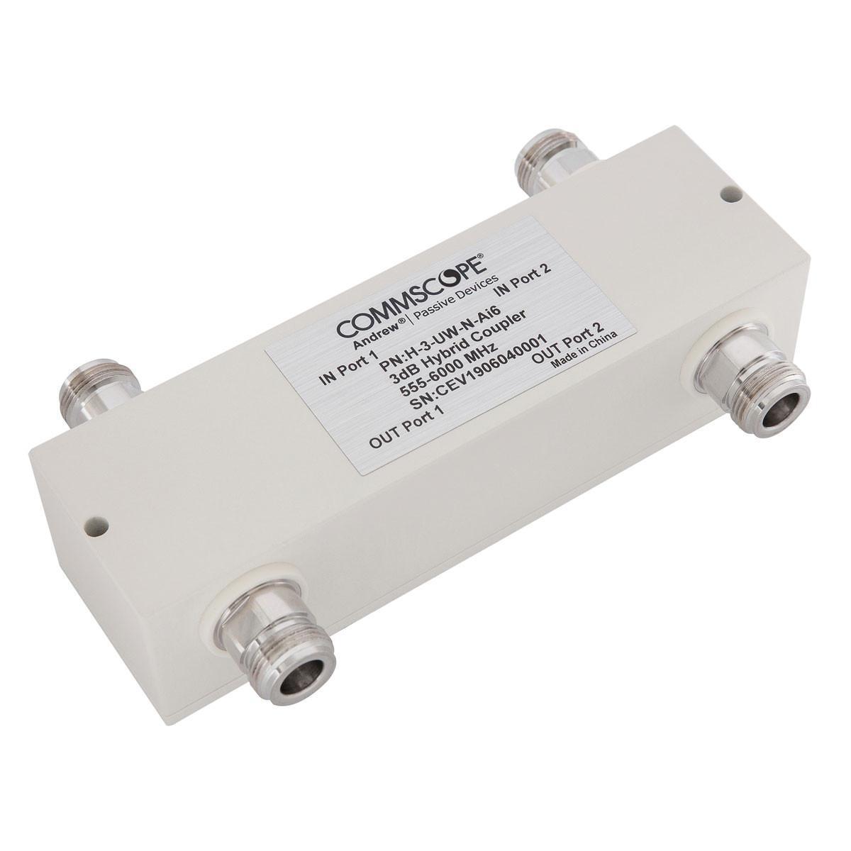 Fördelare N 2x2 555-6000 F - HYBRID COUPLER 2X2,3DB 555-6000,N,FEMALE