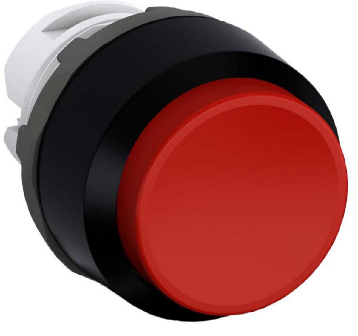 Tryckknapp i delar lågt trycke obelyst - TRYCKKNAPP RÖD LÅG 1SFA611100R1001