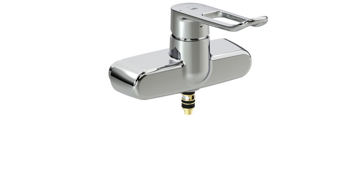 Tvättställsblandare 5681Z Oras Clinica - ORAS TVÄTTSTÄLLSBLANDARE CLINICA 5681Z, VÄGG 150C/C, BT
