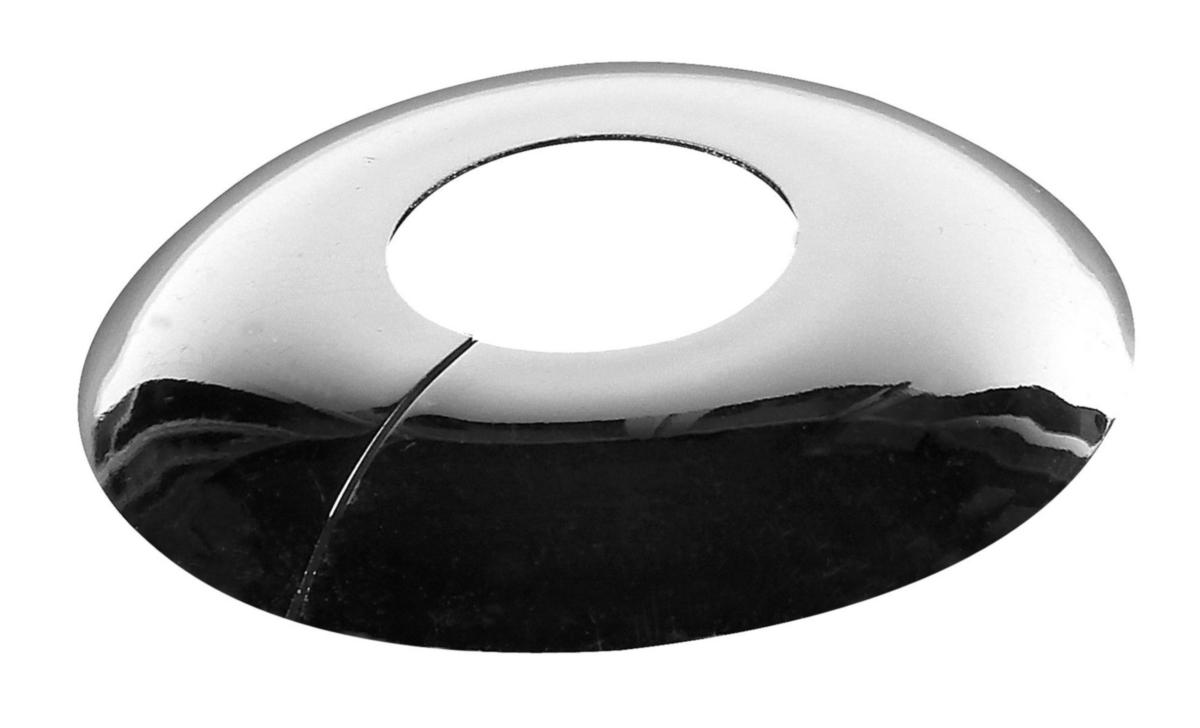 Täckbrickor Faluplast, krom delbar - TÄCKBRICKA 15MM DELBAR FÖRKROM FALUPLAST