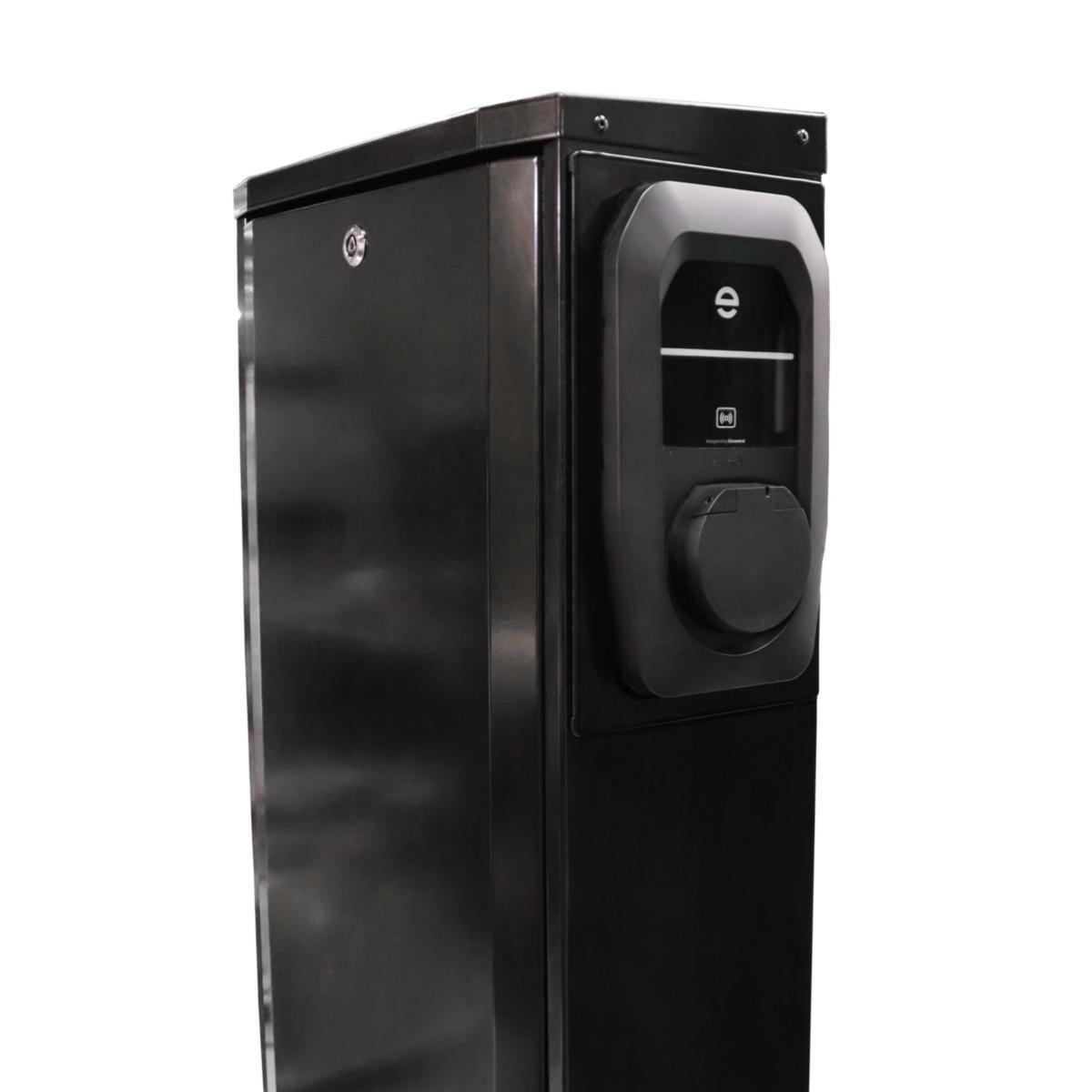 Montagelåda laddbox EMMC - MONT LÅDA LADDBOX EMMC SVART EMMELBS