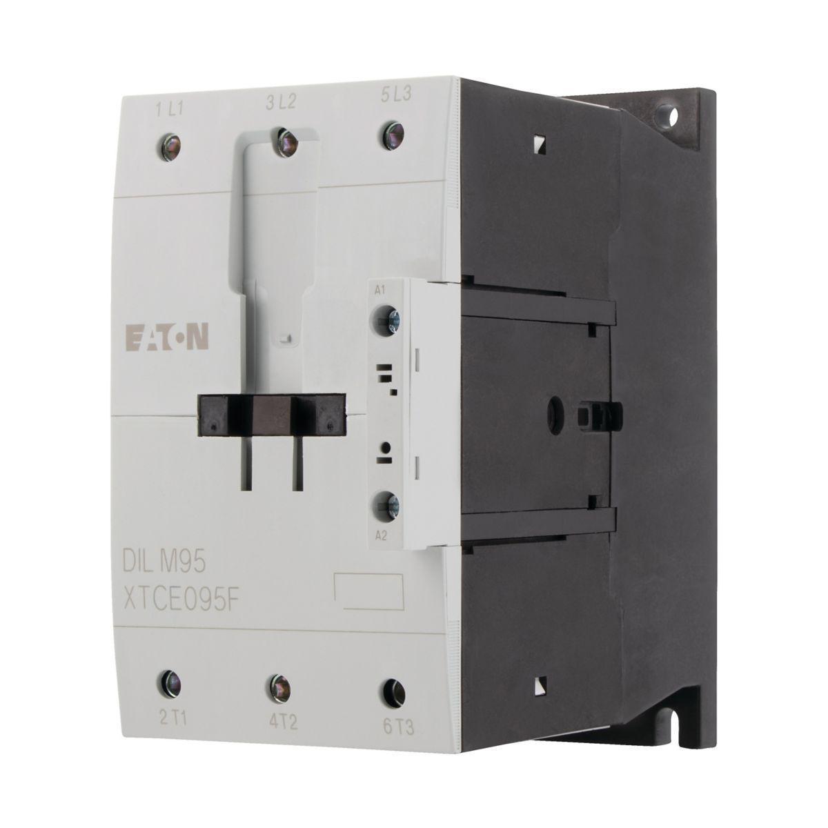 Kontaktor 3-polig DILM40-DILM170, Växelspänningsmanöver - KONTAKTOR 45KW 95A DILM95 230V 50HZ,240V60HZ