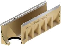 ACO Multiline Seal in V200S linjeavvattningsränna 1m med bottenutlopp