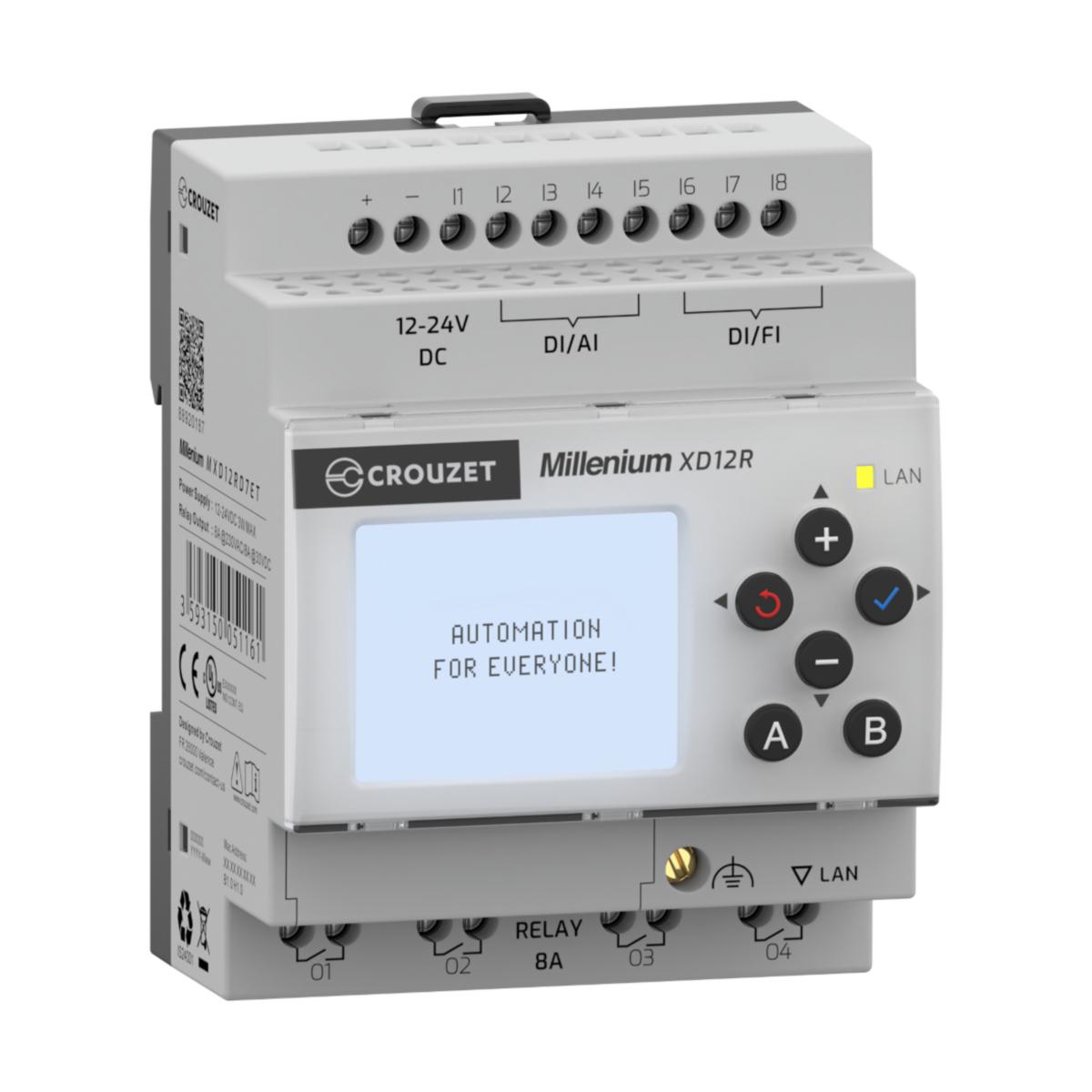 Logikmodul Millenium - LOGIKMODUL 12I/O 12-24VDC MXD12RD7ET