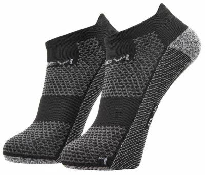 STRUMPA SIEVI 99372-003 ANKLE SOCK SVART/GRÅ STL 36-39