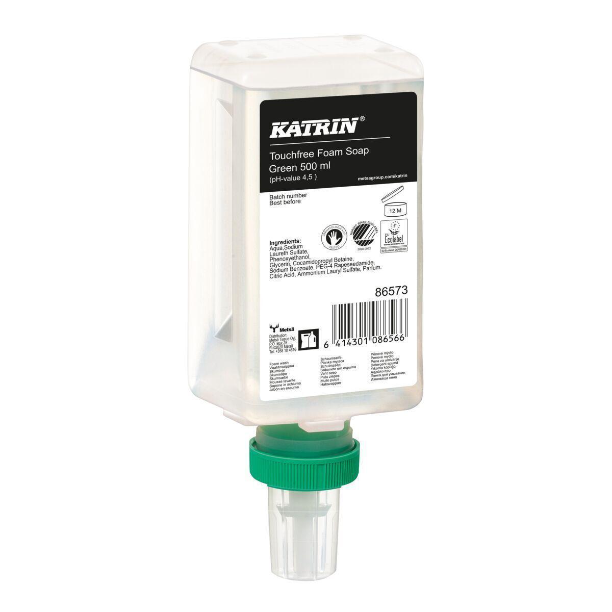 Foam Soap Katrin Green - SOAP FOAM KATRIN GREEN TOUCHFREE 500ML 86573