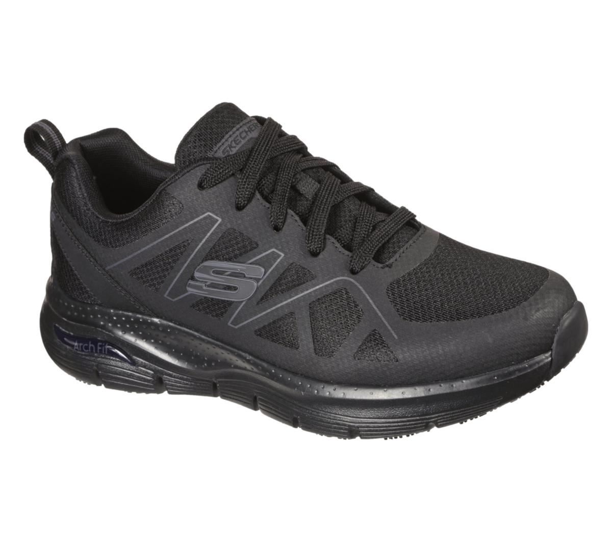 Yrkessko Skechers Work Arch Fit - YRKESSKO SKECHERS WORK ARCH FIT ESD SRC SVART STL 45