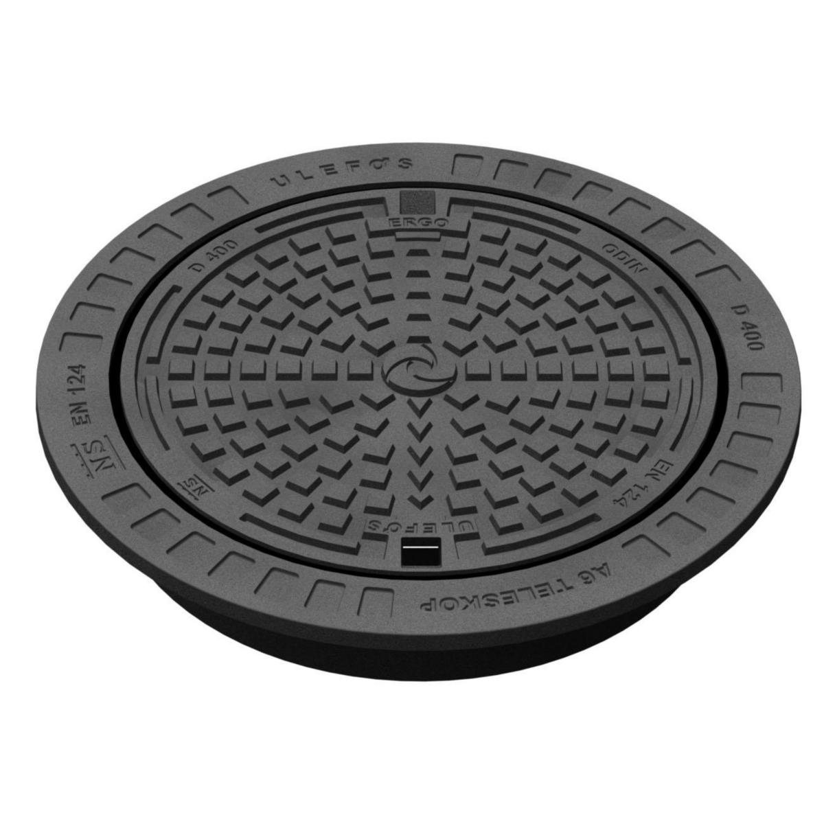 Ulefos, A6TTVL2EO/600 - 600 FLOATING MANHOLE COVER ERGO ODIN, A6TTVL2EO/600