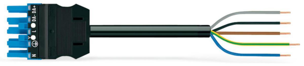 Kablage Snabbkoppling Winsta DALI Cca, hona-fri - KABLA DALI CCA 5G1,5 HO/FRI 1M 771-9385/166-101