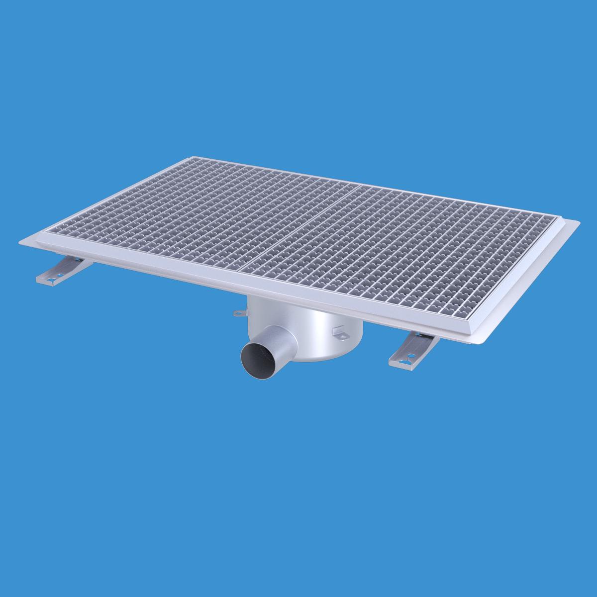 Golvbrunn Furo 113, 800x500mm. Furhoffs - GOLVBRUNN FURO113 800x500 S75 FÖR MASSAGOLV