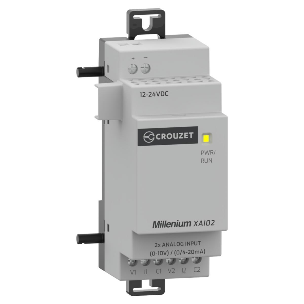 Expansionsmodul Millenium MXA, analog - EXPANSION 12-24VDC 2AI V/MA MXAI02D7