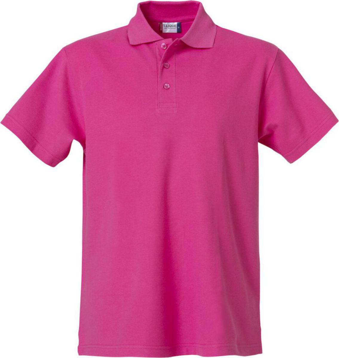 Pikétröja Clique 028230 Basic - PIKÉTRÖJA CLIQUE 028230 BASIC STARK CERISE STL XXL