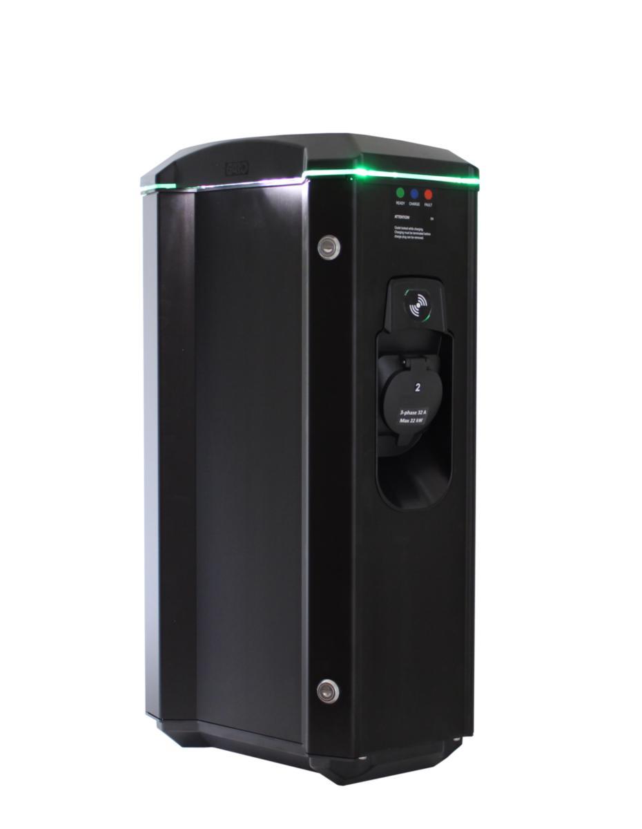 Charging box Twin, 3-phase, with socket - WALLBOX T2EV 22KW M A