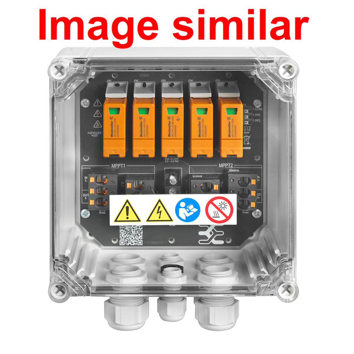 Låda 2 MPPT 3in/3ut - KOPPLINGSLÅDA 3 IN/3 UT MPPT PVNDC3I3O2MPPSWSPD1RWM411