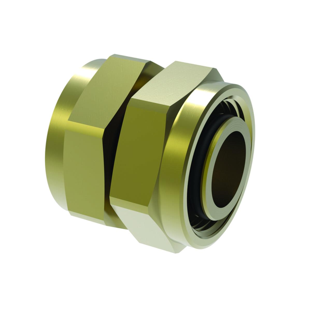 Dubbelmutter V6 gul, Vatette - VATETTE DUBBELMUTTER ANSL AV 2 VATETTE DY15