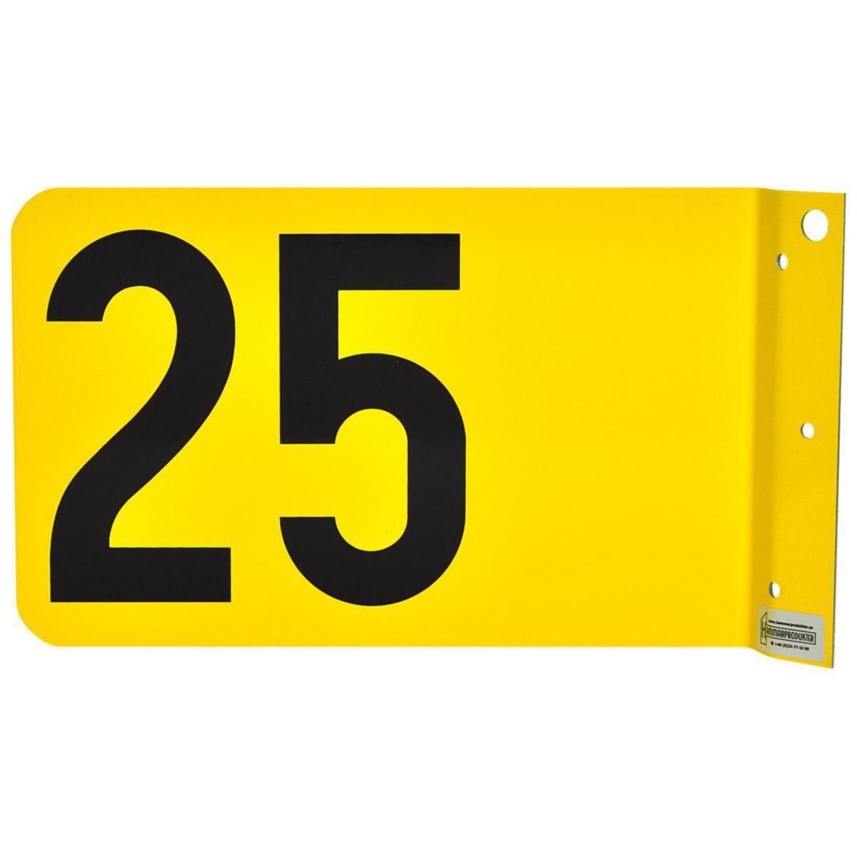 Flygnummerskylt F23 - FLYGNUMMERSKYLT F23-25