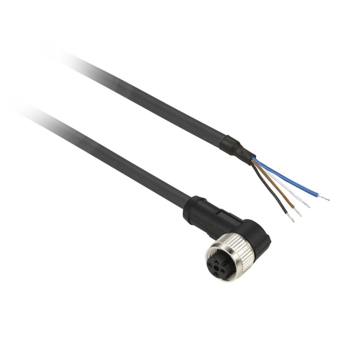 Kabel och kontaktdon PUR XZCP - KABEL-KONTAKTD."S" M8 10M XZCP1041L10