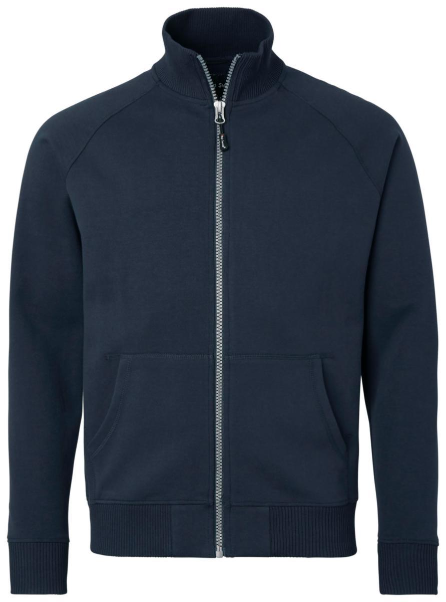 Sweatshirt Top Swede 0202 - TRÖJA TOPSWEDE 0202 HELZIP MARINBLÅ STL S