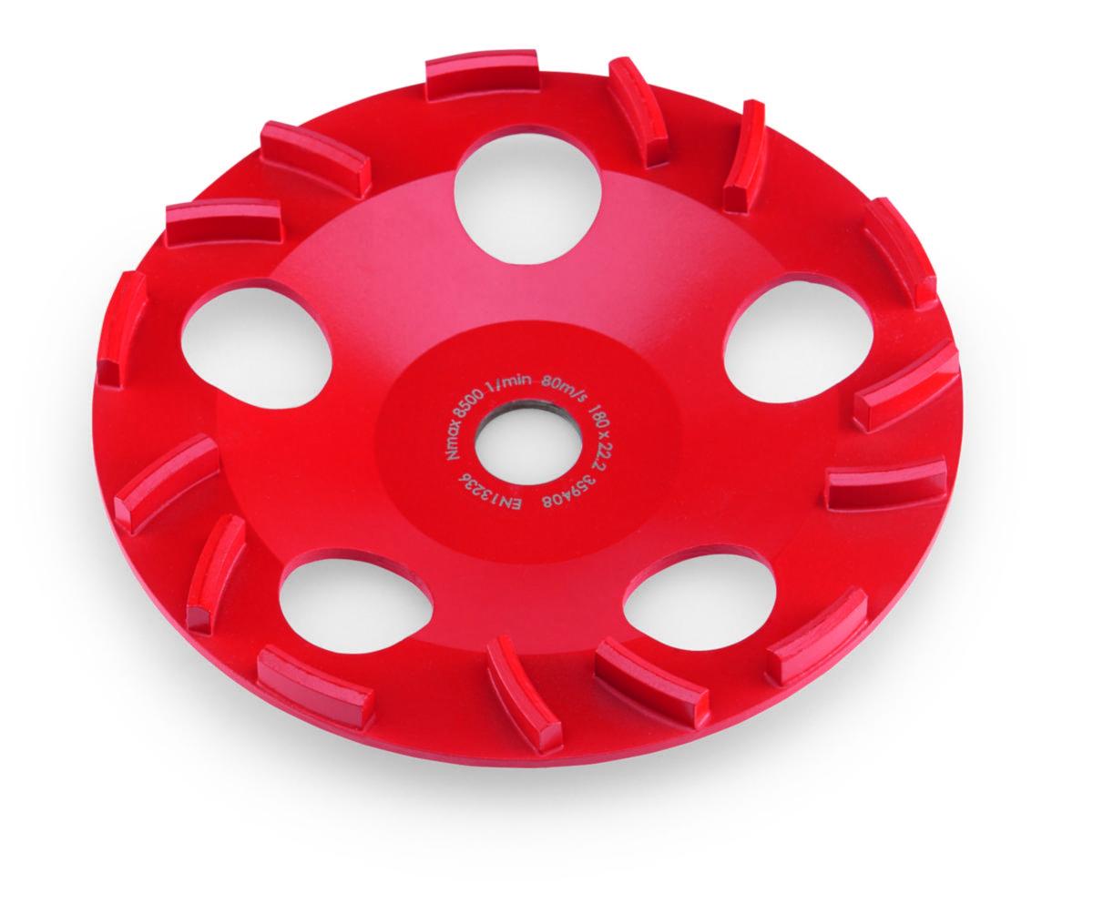 Diamantslipskål Flex Estrich- Jet - DIAMANTSLIPSKÅL FLEX 180MM HÅRDLÖDD Ø22.23MM ESTRICH-JET