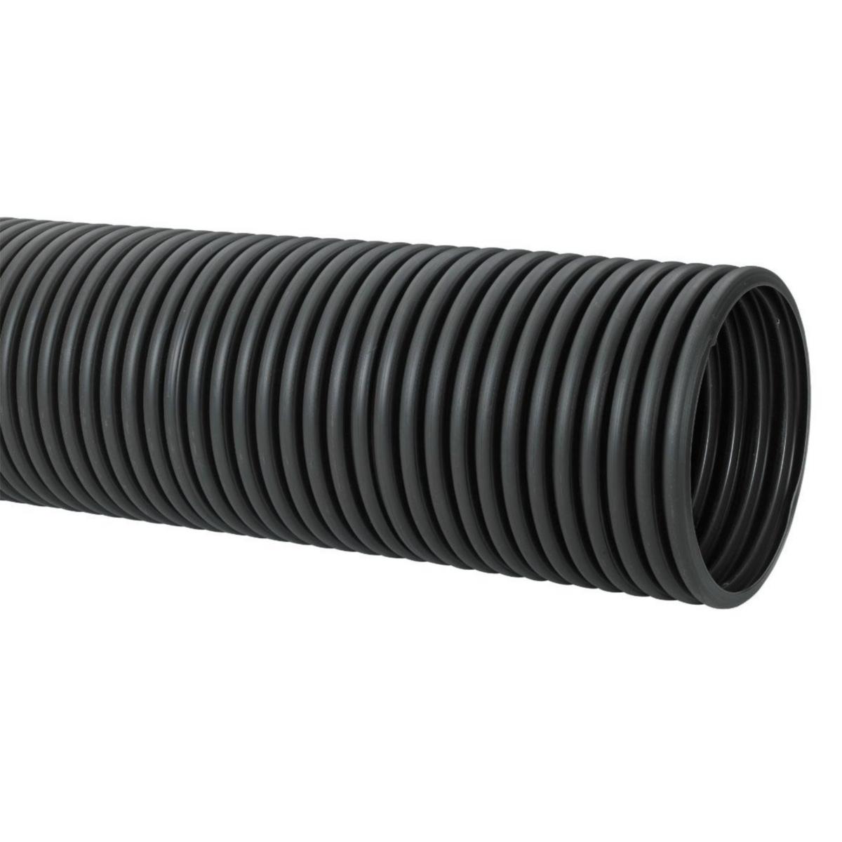 Riser pipe IQ 600 corrugated, Uponor - 684/600X6M RISER PIPE IQ PP, BLACK