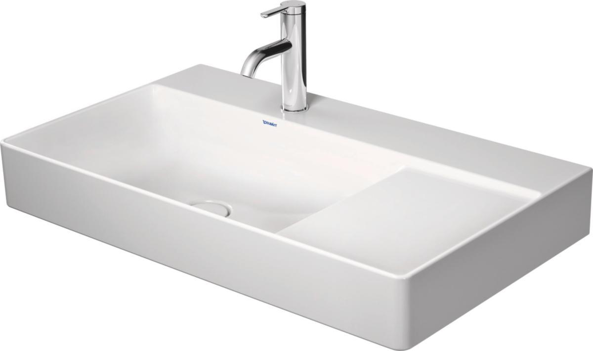 Tvättställ DuraSquare, Duravit - DURAVIT TVÄTTSTÄLL DURASQUARE BULT,800X470 BL.HÅL,SIDOAVST.
