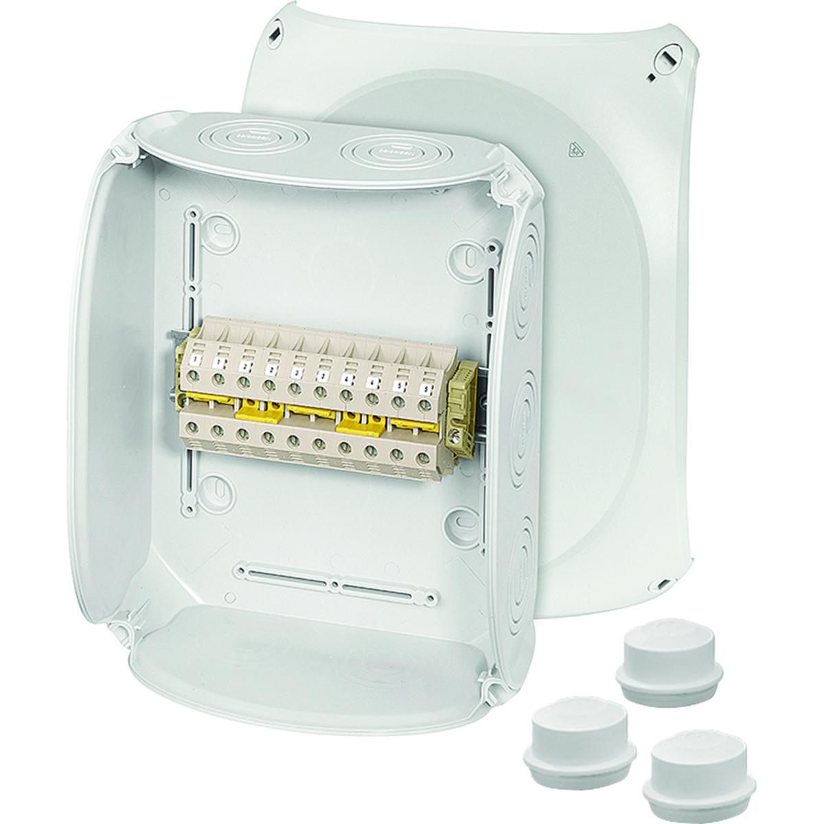 Junction boxes Enycase DK Cu/Al with terminal grey, Hensel - JUNCTION BOX DK 16MM CU/AL DK 2516 A