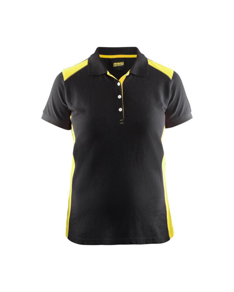 Pikétröja Blåkläder 3390-1050 - PIKÉTRÖJA BLK 3390-1050 DAM SVART/GUL STL 2XL