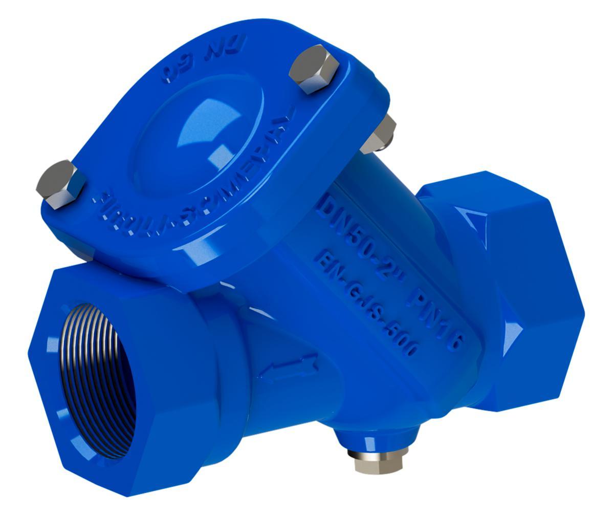 Kulbackventil med inv. gänga, Fucoli Somepal 03.300 - DN32 KULBACKVENTIL MED INV GG PN16, FUCOLI