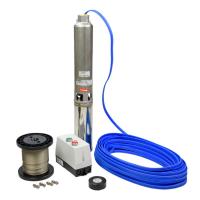 Borehole pump package 4GS, 3-Phase, Lowara