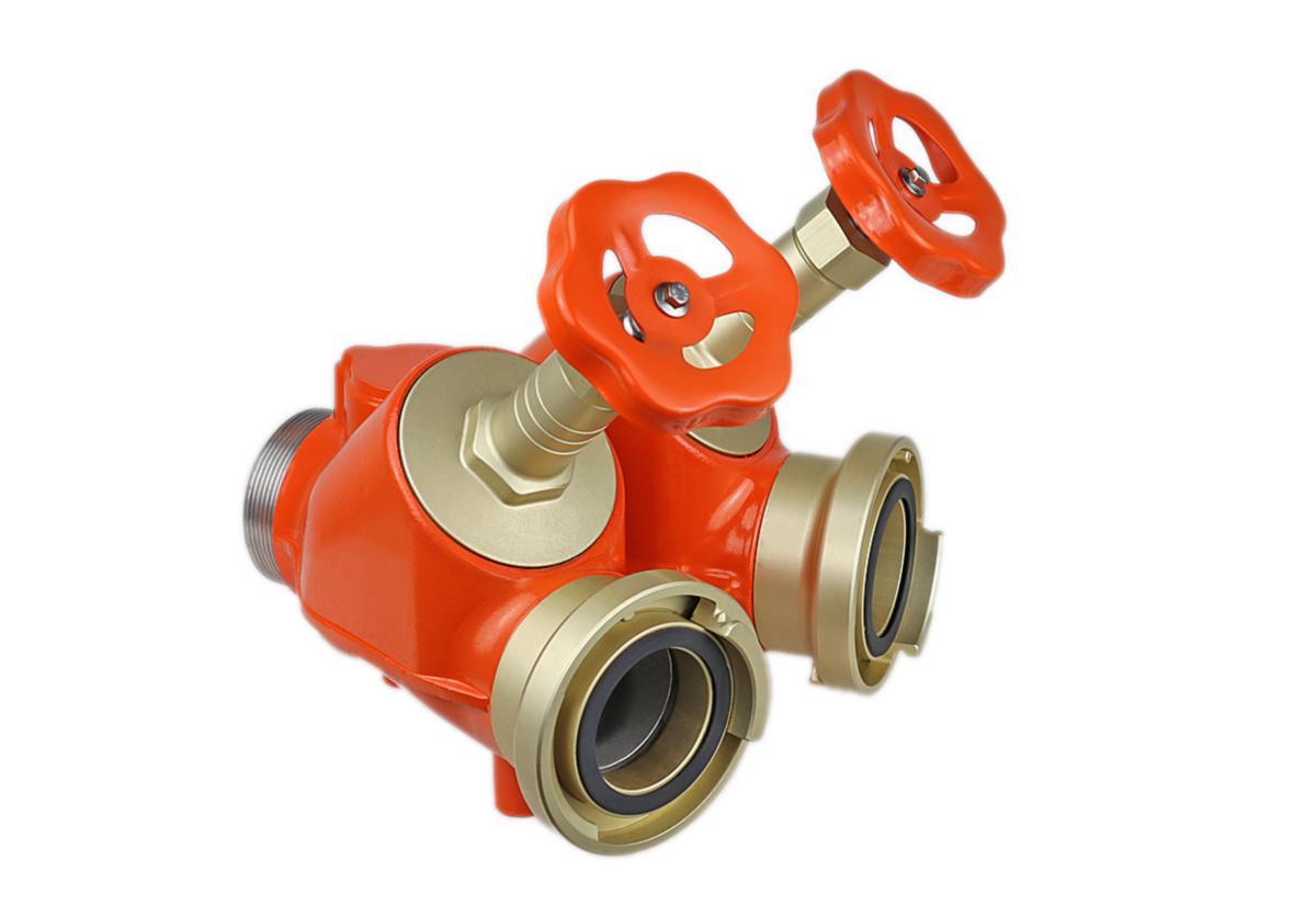 Brandpostventiler av mässing, enkla, Snedsätesventil SS 1165, - BRANDPOSTVENTIL SVEBAB