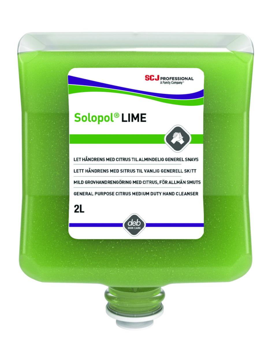 Håndrens Solopol Lime - HAND CLEANING SOLOPOL LIME MEDIUM COARSE 2 LITERS