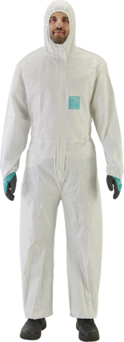 Korttidsoverall AlphaTec 2000-129 Comfort - KORTTIDSOVERALL ALPHATEC 2000 MOD.129 COMFORT HUVA VIT M