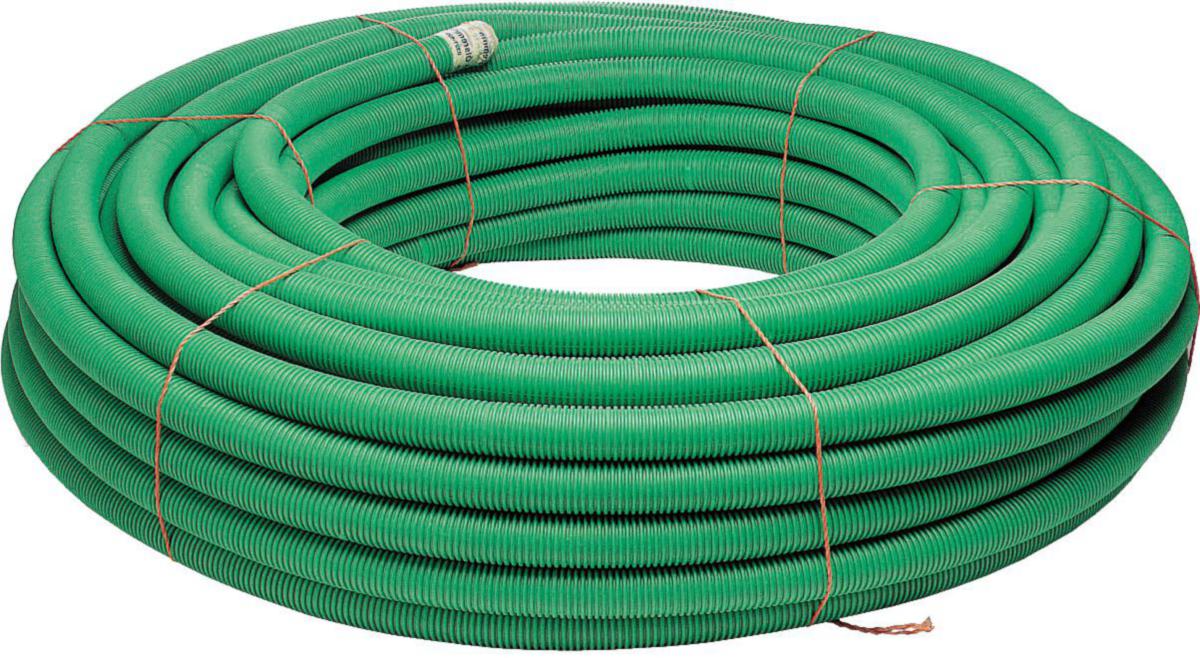 DVS Corrugated cable protection pipe, SRN - 50/42-50 CORR/SMOOTH INSIDE GN