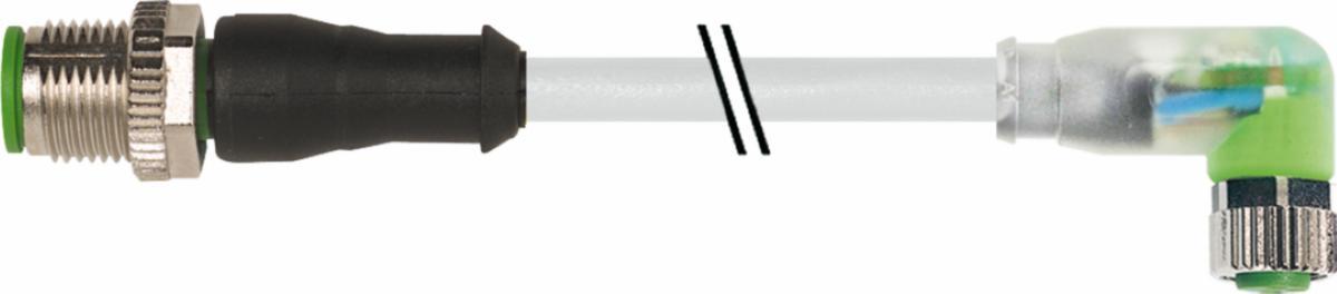 Kontakt M - HAN/HONKONT M12/M8 3-POL 0,3M 7000-40641-2300030