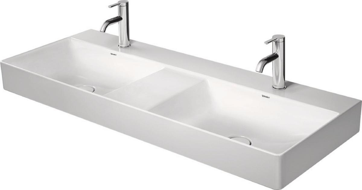 Tvättställ DuraSquare, Duravit - DURAVIT TVÄTTSTÄLL DURASQUARE BULT,1200X470 DUBBELT