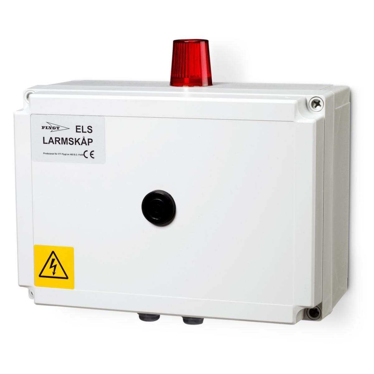 Larmskåp ELS-4, Flygt - ELS-4 LARMSKÅP FLYGT MED POT.FRI LARMUTGÅNG