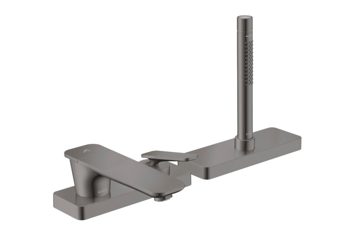 Badkarsblandare Axor Citterio C 1-grepp 3-hål, Hansgrohe - HANSGROHE BADKARSBLANDARE AXOR CITTERIO C POL.SVART KROM