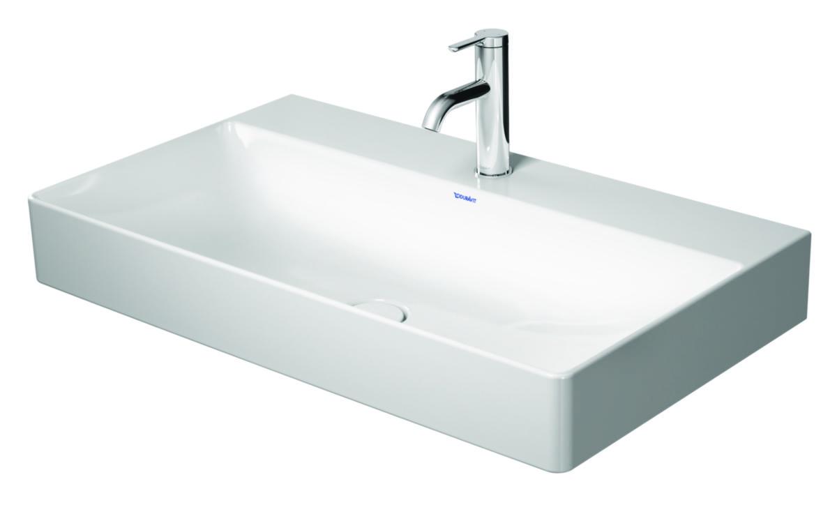 Tvättställ DuraSquare, Duravit - DURAVIT TVÄTTSTÄLL DURASQUARE BULT, 800X470, BL.HÅL