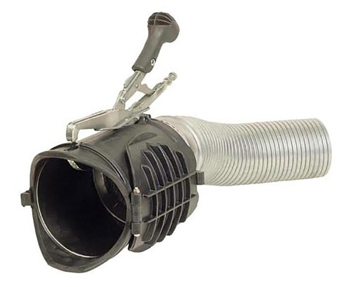 Avgasmunstycke Nederman 150 mm rör - AVGASMUNSTYCKE NEDEMAN Ø125MM/5" GUMMI MANUELLT